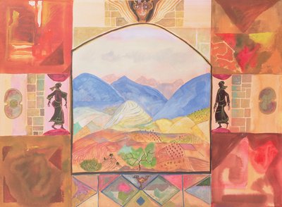Griechische Tänzer, Hosios Lukas Land (Delphi) von Michael Chase